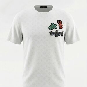 Louis Vuitton White Crew Neck T-Shirt